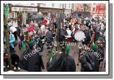 Balla Pipe Band in action at St Patrick's Day Parade in Claremorris. Photo:  Michael Donnelly