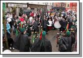 Balla Pipe band  in action at St Patrick's Day Parade in Claremorris. Photo:  Michael Donnelly