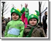 Nathan and Jason Hesssion Brickens at St Patrick's Day Parade in Claremorris. Photo:  Michael Donnelly
