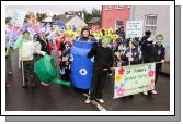 St Aidans School Kiltimagh green team at St Patrick's Day Parade in Kiltimagh. Photo:  Michael Donnelly