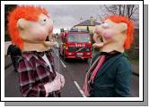 Podge & Rodge at St Patrick's Day Parade in Kiltimagh. Photo:  Michael Donnelly