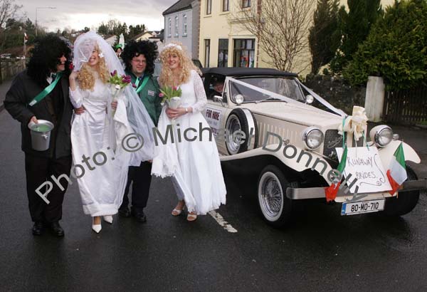 "Runaway Brides" at St Patrick's Day Parade in Kiltimagh. Photo:  Michael Donnelly
