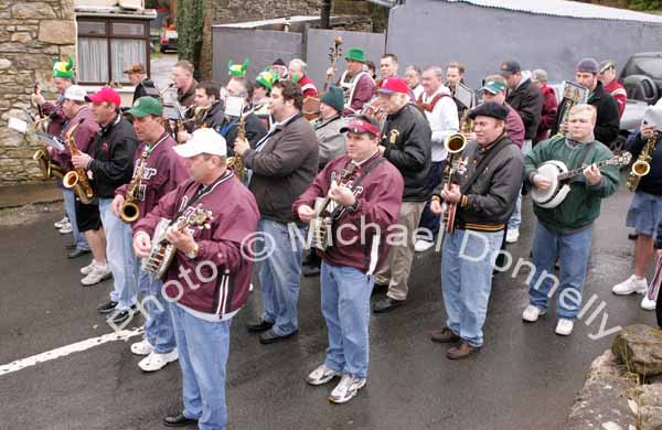 The Quaker City String Band at St Patrick's Day Parade in Kiltimagh. Photo:  Michael Donnelly