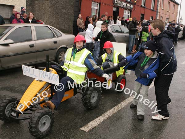 Ballinaboy revisited at St Patrick's Day Parade in Shrule. Photo:  Michael Donnelly