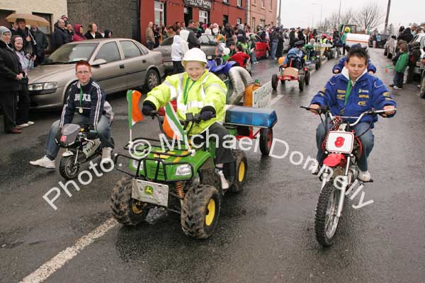 Corrib Gas Highway patrol at St Patrick's Day Parade in Shrule. Photo:  Michael Donnelly