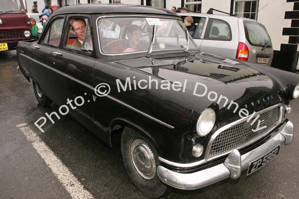 A Ford Consul at St Patrick's Day Parade in Shrule. Photo:  Michael Donnelly