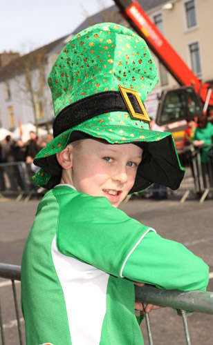 Michael McNamara from Knock pictured at the Claremorris St Patrick's Day Parade. Photo:  Michael Donnelly