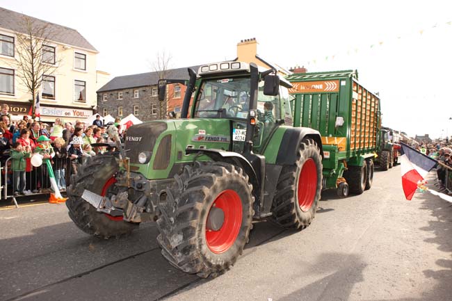 Malone's at the Claremorris St Patrick's Day Parade. Photo:  Michael Donnelly