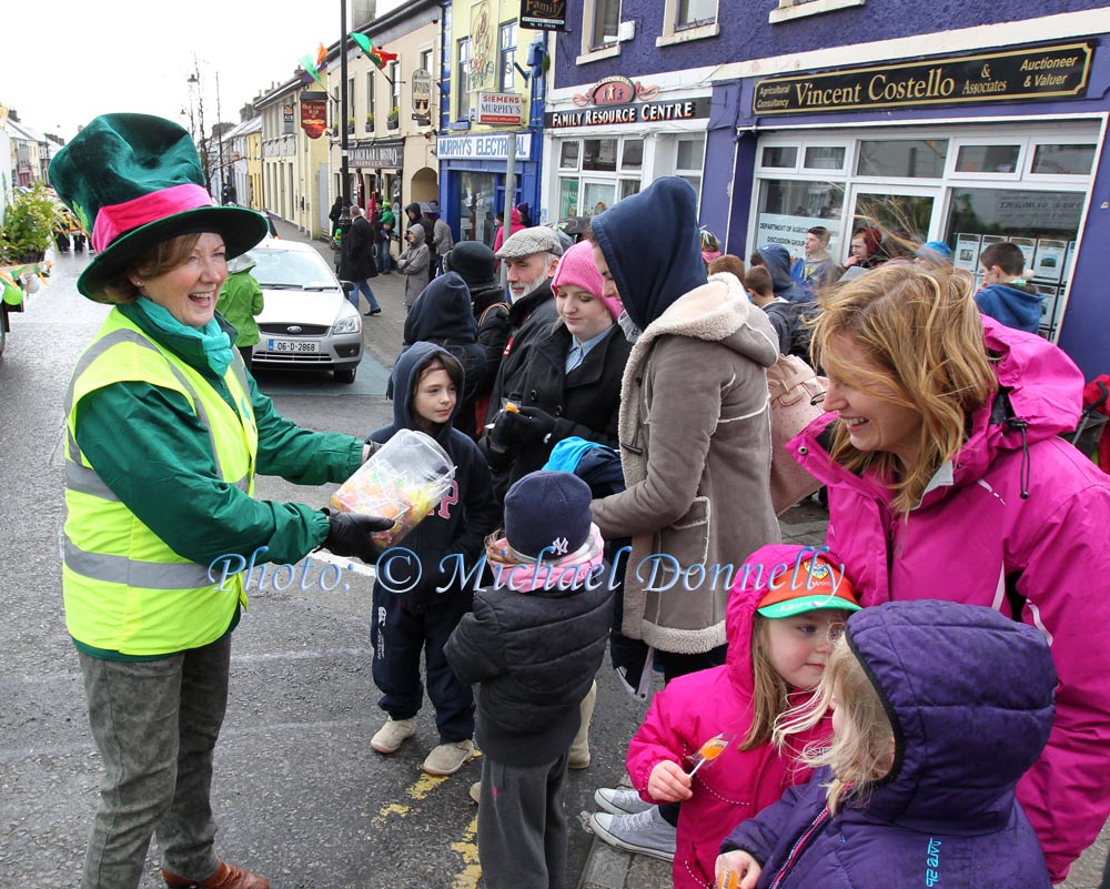 Lollipop time at the Claremorris St Patricks Day Parade. Photo: © Michael Donnelly