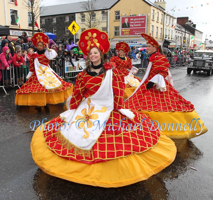  A small section of MaSamba Samba Band added Colour and occassion to the Claremorris St Patricks Day Parade. Photo: © Michael Donnelly