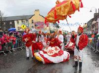 MaSamba Samba Band added Colour and occassion to the Claremorris St Patricks Day Parade. Photo: © Michael Donnelly