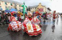 MaSamba Samba Band added Colour and occassion to the Claremorris St Patricks Day Parade. Photo: © Michael Donnelly