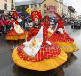  A small section of MaSamba Samba Band added Colour and occassion to the Claremorris St Patricks Day Parade. Photo: © Michael Donnelly