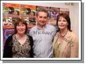 Breege and Leonard Gilbert and  Mary Cawley, Blacksod, pictured at Big Tom in the Castlebar Royal Theatre. Photo: Michael Donnelly.