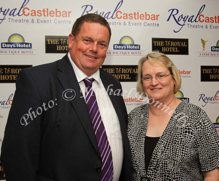 Francis and Mary Walsh, Peterswell, Galway, pictured at Big Tom and the Mainliners in the TF Royal Theatre Castlebar. Photo: © Michael Donnelly