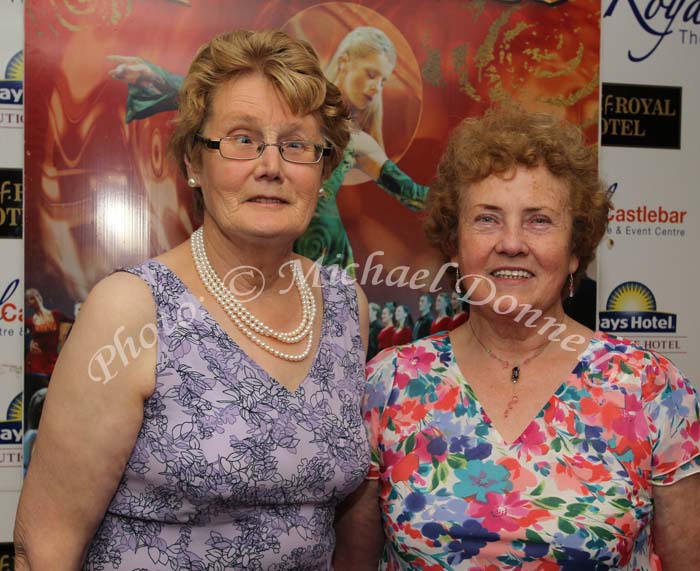 Ann Tolan Belcarra and Nellie Walsh Balla, pictured at Big Tom and the Mainliners in the TF Royal Theatre Castlebar. Photo: © Michael Donnelly