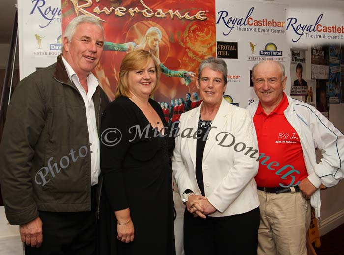 Group pictured at Big Tom and the Mainliners in the TF Royal Theatre Castlebar, from left: Padraic and Mary O'Hare, Clonbur Galway and Kathleen and Francie Shanahan, Ennis. Photo: © Michael Donnelly