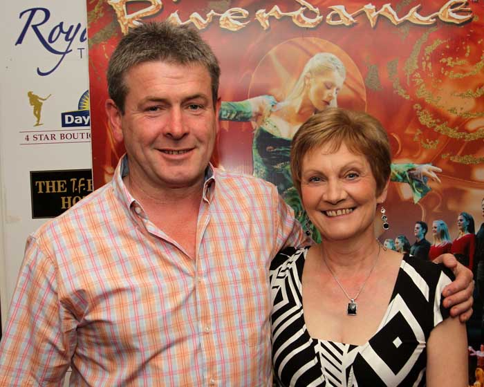 Tom and Kathleen Fadden, Swinford, pictured at Big Tom and the Mainliners in the TF Royal Theatre Castlebar. Photo: © Michael Donnelly
