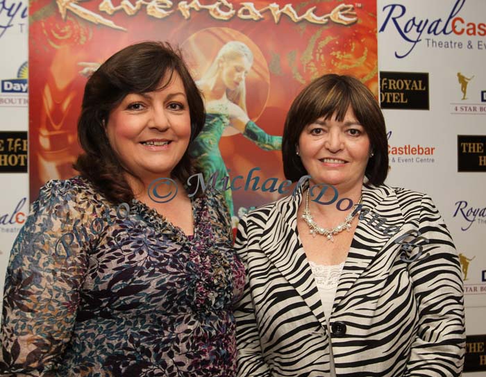 Teresa Boyle, Dunmore and Josie Naughton, Wimslow Manchester / Ballindine, pictured at Big Tom and the Mainliners in the TF Royal Theatre Castlebar. Photo: © Michael Donnelly