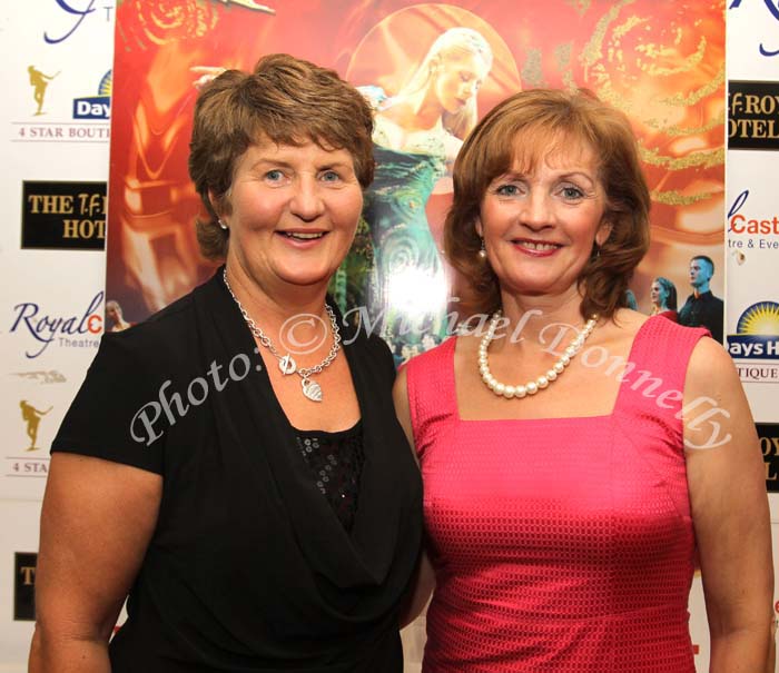 Kathleen Brennan, Collon, Louth, and Margaret O'Malley, Westport, pictured at Big Tom and the Mainliners in the TF Royal Theatre Castlebar. Photo: © Michael Donnelly