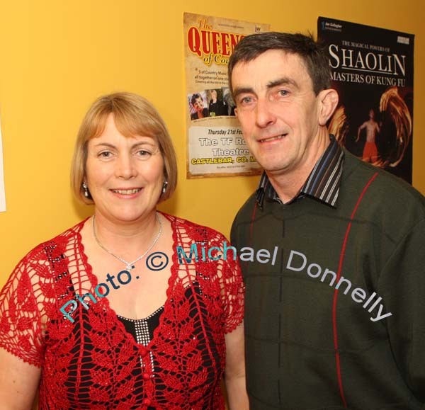 Ann and Cecil Ormsby Crossmolina, pictured at Big Tom and the Mainliners in the TF Royal Theatre, Castlebar. Photo:  Michael Donnelly