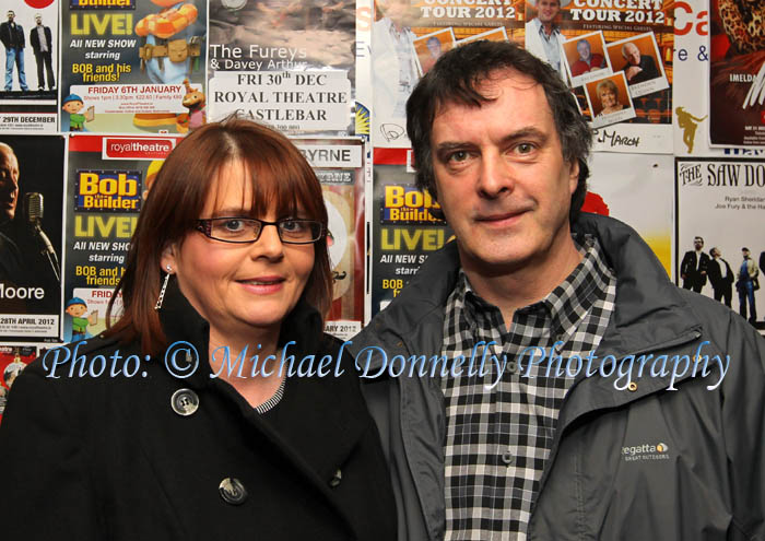 Pauline and Michael Dunleavy, Balla pictured at Brendan Grace in the Royal Theatre Castlebar. Photo: © Michael Donnelly Photography