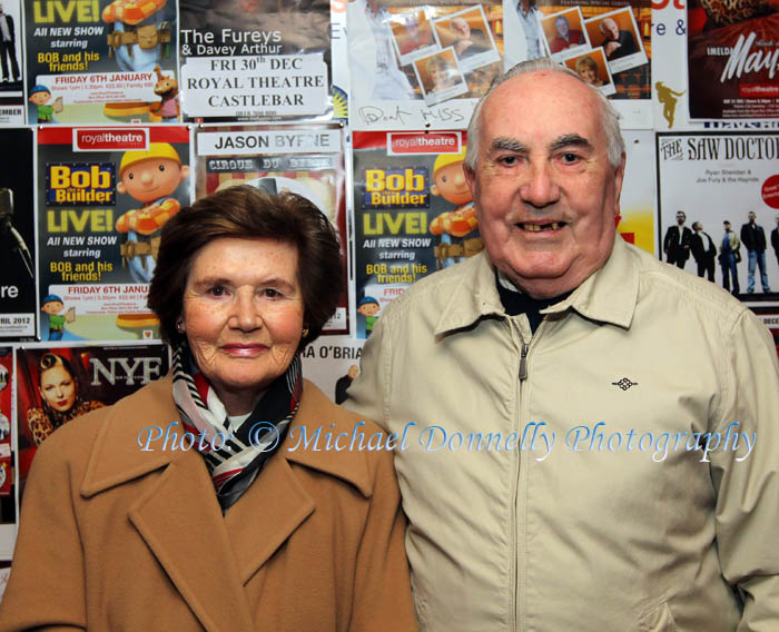 Julia and Jim Prendergast, Castlebar  pictured at  Brendan Grace in the Royal Theatre Castlebar. Photo: © Michael Donnelly Photography