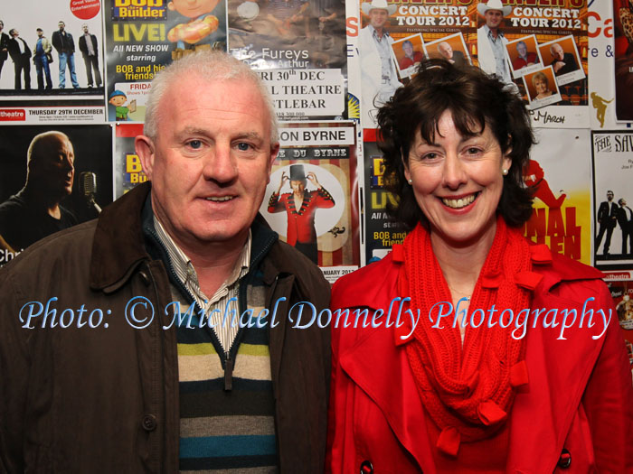 Pat and Kathleen Hughes, Caherlistrane Galway pictured at Brendan Grace in the Royal Theatre Castlebar. Photo: © Michael Donnelly Photography