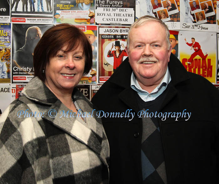 Mary and Michael Mannion, Errew, Castlebar pictured at  Brendan Grace in the Royal Theatre Castlebar. Photo: © Michael Donnelly Photography