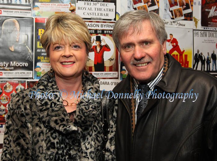 Mary and Eddie Donohoe, Callow, Foxford, pictured at  Brendan Grace in the Royal Theatre Castlebar. Photo: © Michael Donnelly Photography