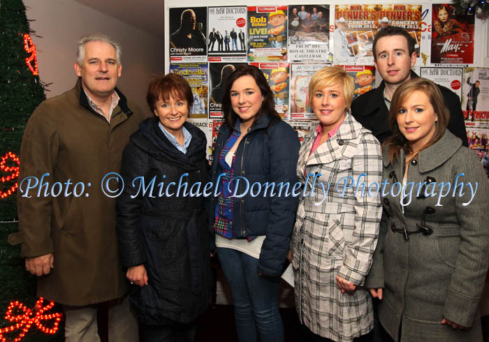 Members of the Staunton family Castlebar pictured at Brendan Grace in the Royal Theatre Castlebar, from left: Pat Anne, Megan, Anne Jack and Vicki Staunton. Photo: © Michael Donnelly Photography