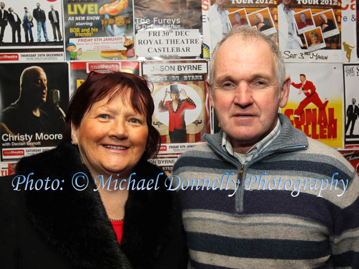 Mae and John Bownes, Foxford, pictured at Brendan Grace in the Royal Theatre Castlebar. Photo: © Michael Donnelly Photography