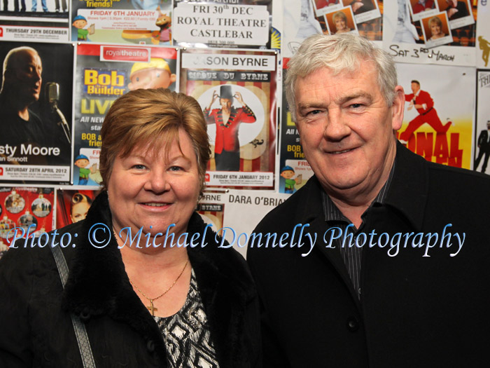 Teresa and Ger Lavelle, Castlebar pictured at Brendan Grace in the Royal Theatre Castlebar. Photo: © Michael Donnelly Photography