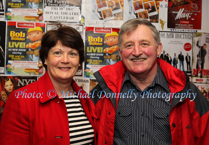 Anne and Michael Conway, Westport, pictured at  Brendan Grace in the Royal Theatre Castlebar. Photo: © Michael Donnelly Photography