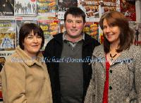 Carmel Murphy and David and Jane McNicholas, Bohola, pictured at Brendan Grace in the Royal Theatre Castlebar. Photo: © Michael Donnelly Photography