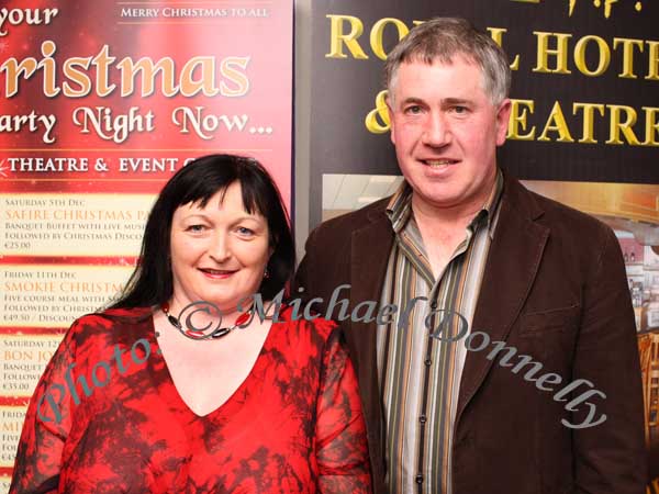 Patricia Milsop, Kilcar Donegal and Tom Likely, Kinlough Co Leitrim, pictured at Charlie Pride in the TF Royal Hotel and Theatre Castlebar.Photo:  Michael Donnelly