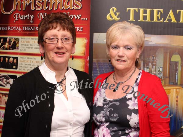 Maureen McCumiskey and Kate McClory, Warrenpoint pictured at Charlie Pride in the TF Royal Hotel and Theatre Castlebar.Photo:  Michael Donnelly