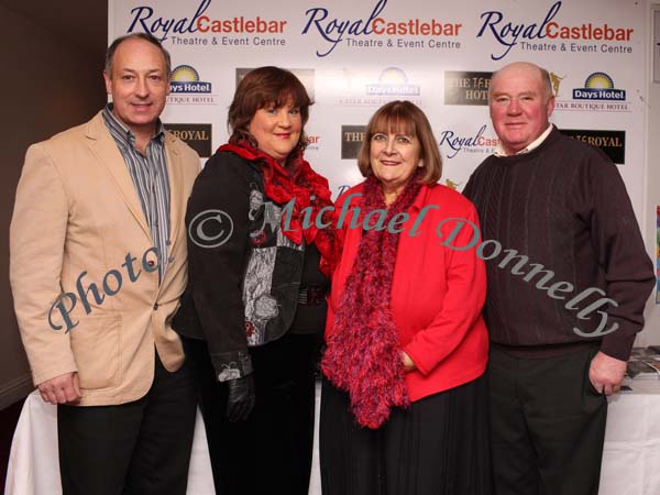 Pat and Brd McGeever Meelick, Swinford pictured with Mary and Howard Healy, Bohola at Charlie Pride in the TF Royal Hotel and Theatre Castlebar.Photo:  Michael Donnelly