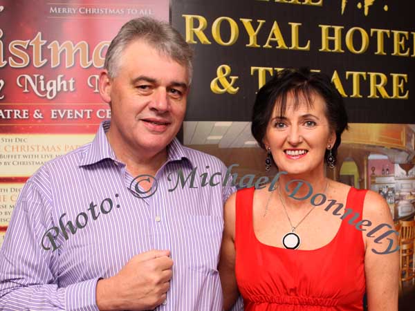 Sean Clarke and Cinella Mulligan, Mohill Co Leitrim pictured at Charlie Pride in the TF Royal Hotel and Theatre Castlebar.Photo:  Michael Donnelly