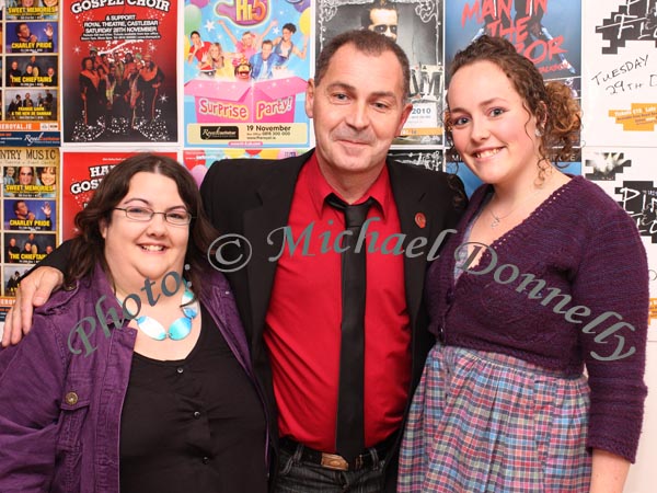 Pictured at Charlie Pride in the TF Royal Hotel and Theatre Castlebar, from left: Elaine McDonagh Tulsk, Roscommon, Tommy Heveran Tourmakeady, and Eunice Moran, BallaghaderreenPhoto:  Michael Donnelly