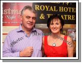 Sean Clarke and Cinella Mulligan, Mohill Co Leitrim pictured at Charlie Pride in the TF Royal Hotel and Theatre Castlebar.Photo:  Michael Donnelly