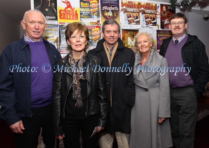 Pictured at the Imelda May New Years Eve Concert in the Royal Theatre Castlebar from left: Mark and Margaret Keaveney, Oranmore, Joe and Marion Considine, Salthill , Galway and Kieran Morrisroe, Castlebar. Photo: © Michael Donnelly Photography