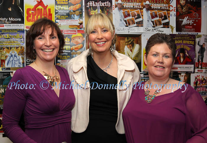 Sisters -Alice Reynolds, Margaret Doherty and Catherine O'Rourke, Carrick on Shannon, pictured at the Imelda May New Years Eve Concert in the Royal Theatre Castlebar. Photo: © Michael Donnelly Photography