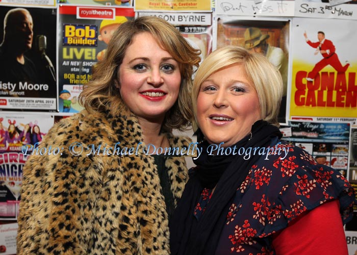 Kilconly ladies Fiona Harty and Josephine Burke, pictured at the Imelda May New Year's Eve Concert in the Royal Theatre Castlebar.Photo: © Michael Donnelly Photography