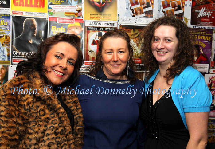 Pictured at the Imelda May New Years Eve Concert in the Royal Theatre Castlebar, from left: Jackie Sammon, Newport; Tricia Moran and Loretta Kerrigan, Westport . Photo: © Michael Donnelly Photography