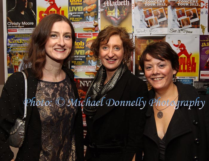 Sinead Walsh Tubbercurry, Lorraine Hunt, Charlestown and Edel Roddy, Tubbercurry, pictured at the Imelda May New Years Eve Concert in the Royal Theatre Castlebar. Photo: © Michael Donnelly Photography