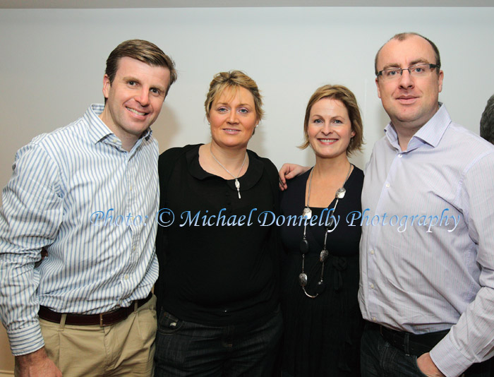 Pictured at the Imelda May New Year's Eve Concert in the Royal Theatre Castlebar from left: Neil and Joanne Sheridan, Claremorris and Aoife and Andre Golden, Dublin.. Photo: © Michael Donnelly Photography