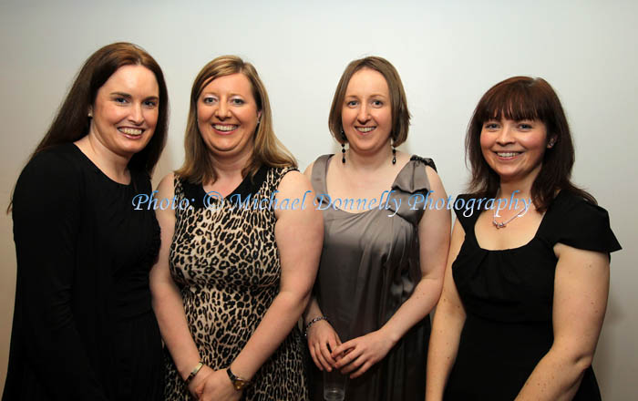 Aisling Treacy, Belclare Tuam pictured with Catherine and Patricia Cawley and Marlene Foy, Westport at the Imelda May New Years Eve Concert in the Royal Theatre Castlebar. Photo: © Michael Donnelly Photography