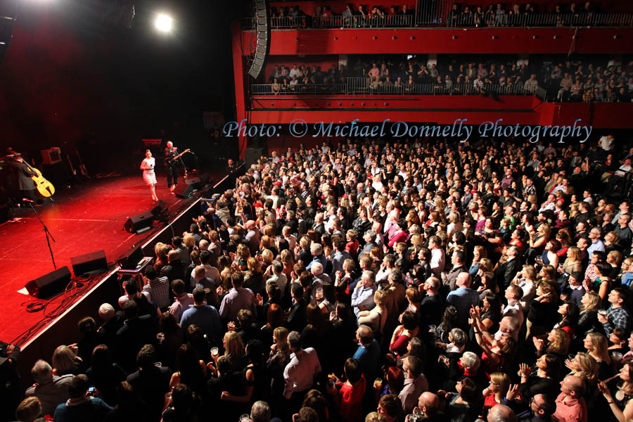 Imelda May performing  to large audience at New Year's Eve Concert in the Royal Theatre Castlebar. Photo: © Michael Donnelly Photography