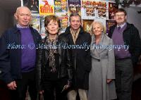 Pictured at the Imelda May New Years Eve Concert in the Royal Theatre Castlebar from left: Mark and Margaret Keaveney, Oranmore, Joe and Marion Considine, Salthill , Galway and Kieran Morrisroe, Castlebar. Photo: © Michael Donnelly Photography